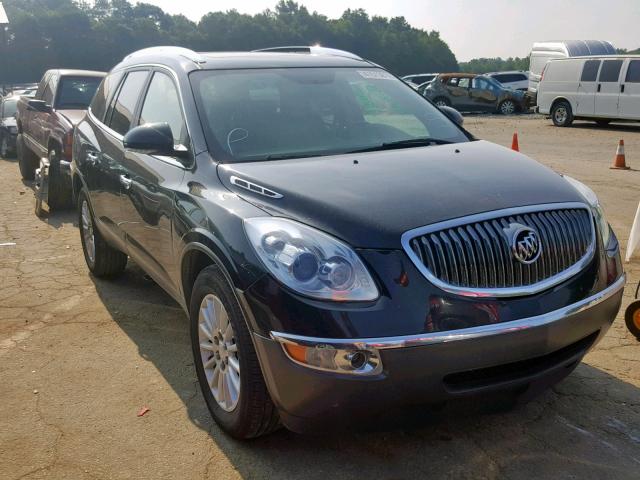 5GAKRCED8CJ376246 - 2012 BUICK ENCLAVE BLACK photo 1