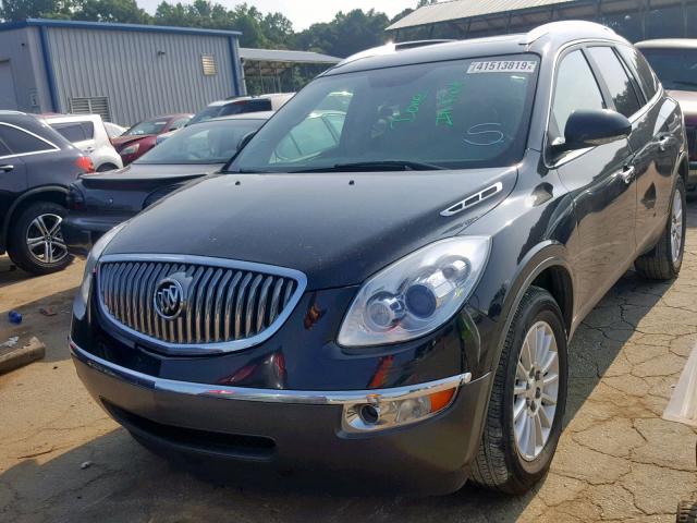 5GAKRCED8CJ376246 - 2012 BUICK ENCLAVE BLACK photo 2