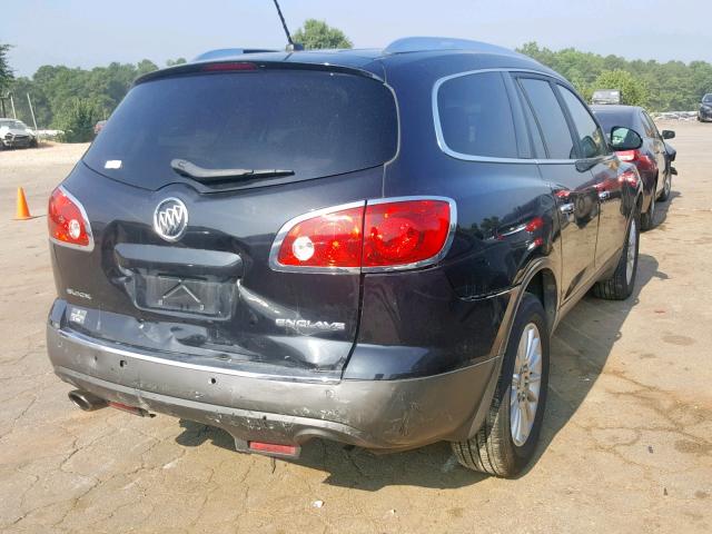 5GAKRCED8CJ376246 - 2012 BUICK ENCLAVE BLACK photo 4