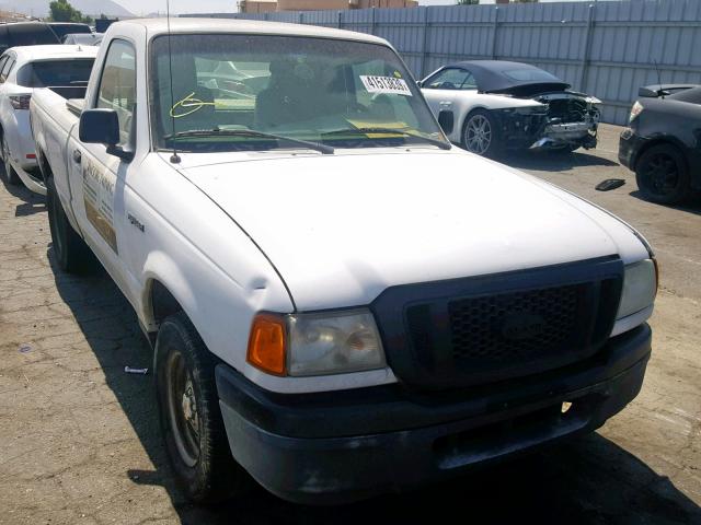 1FTYR10D05PB00678 - 2005 FORD RANGER WHITE photo 1