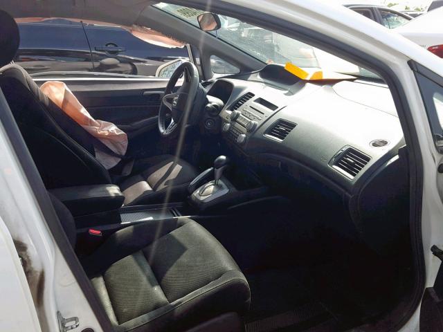 2HGFA1F61AH036254 - 2010 HONDA CIVIC LX-S Սպիտակ լուսանկար 5