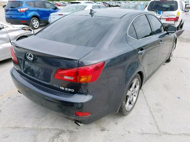 JTHBK262982073342 - 2008 LEXUS IS 250 GRAY photo 4