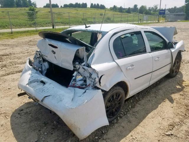 1G1AT58H397130841 - 2009 CHEVROLET COBALT LT WHITE photo 4