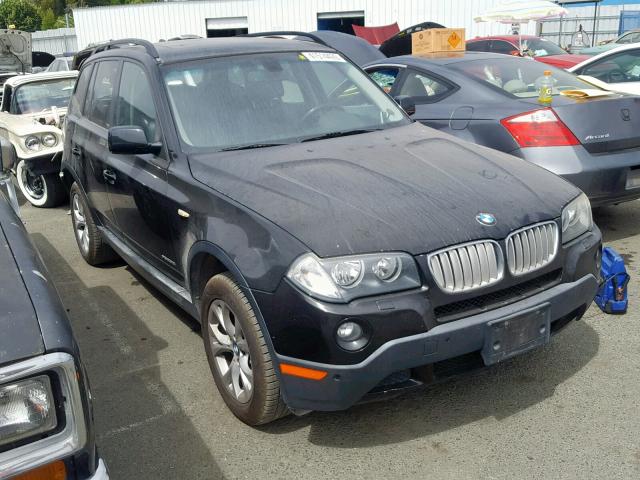 WBXPC93409WJ28275 - 2009 BMW X3 XDRIVE3 BLACK photo 1