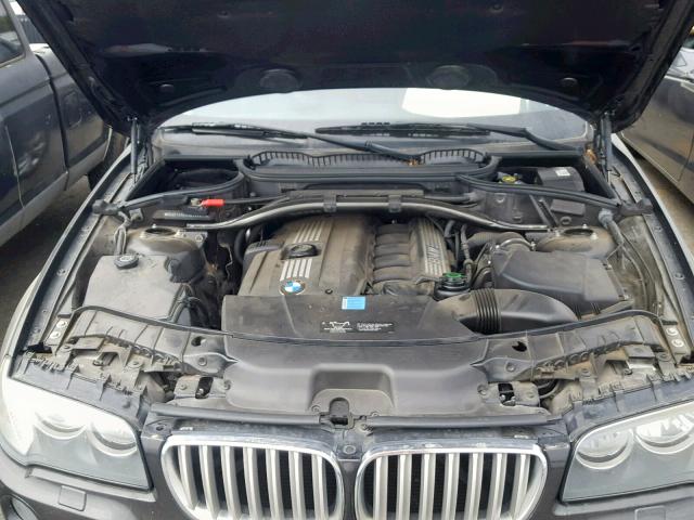 WBXPC93409WJ28275 - 2009 BMW X3 XDRIVE3 BLACK photo 7