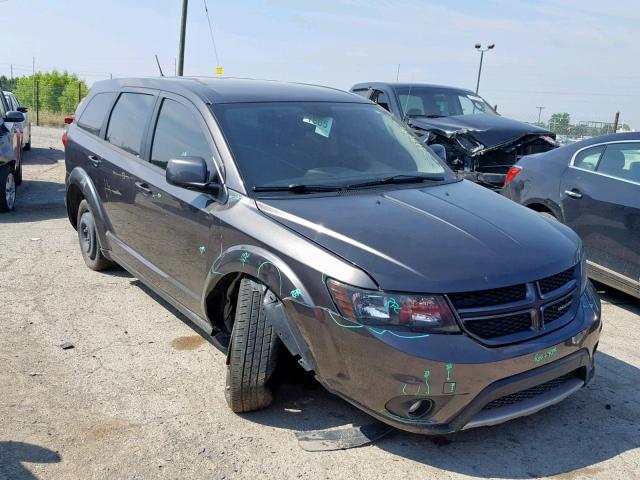 3C4PDCEG1HT684808 - 2017 DODGE JOURNEY GT GRAY photo 1