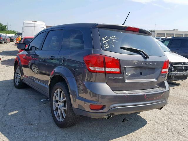 3C4PDCEG1HT684808 - 2017 DODGE JOURNEY GT GRAY photo 3