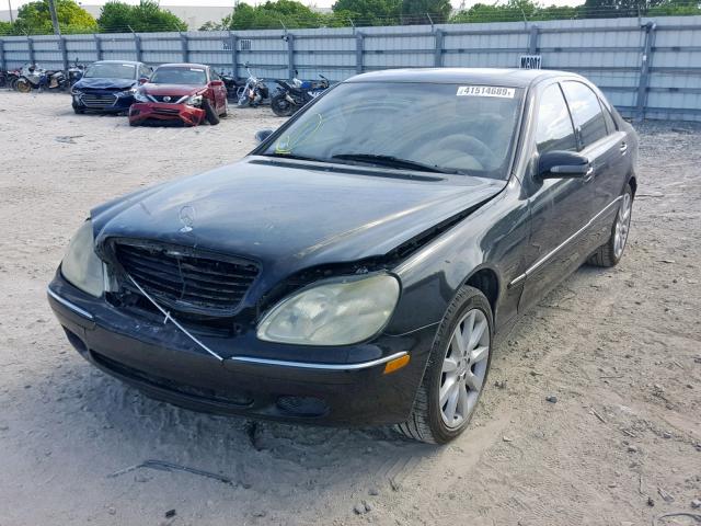 WDBNG75J6YA080047 - 2000 MERCEDES-BENZ S 500 BLACK photo 2