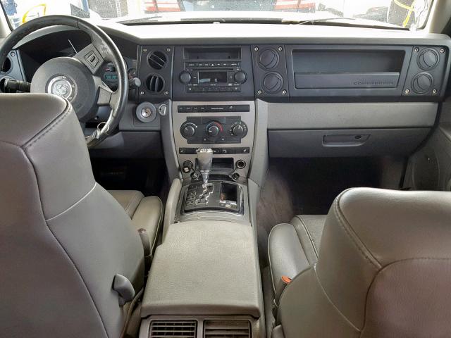 1J8HG48P07C547097 - 2007 JEEP COMMANDER BLACK photo 9