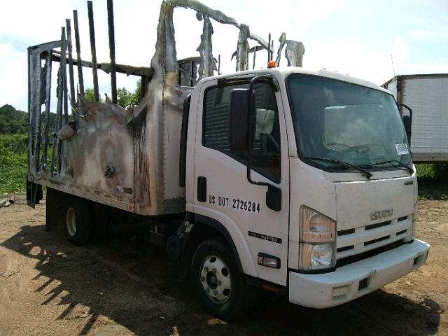 54DB4W1B9FS807450 - 2015 ISUZU NPR WHITE photo 1