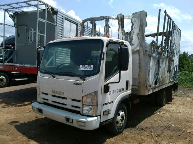 54DB4W1B9FS807450 - 2015 ISUZU NPR WHITE photo 2