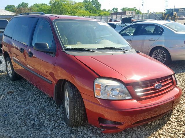 2FMZA51644BB31422 - 2004 FORD FREESTAR S RED photo 1