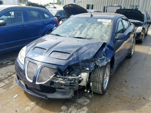 1G2ZM577594190383 - 2009 PONTIAC G6 GXP BLUE photo 2