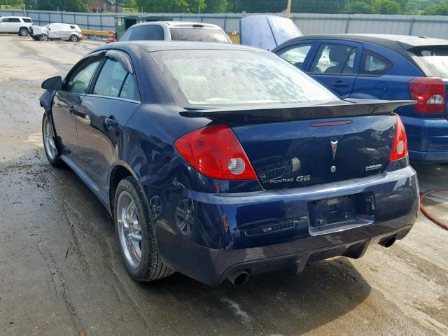 1G2ZM577594190383 - 2009 PONTIAC G6 GXP BLUE photo 3