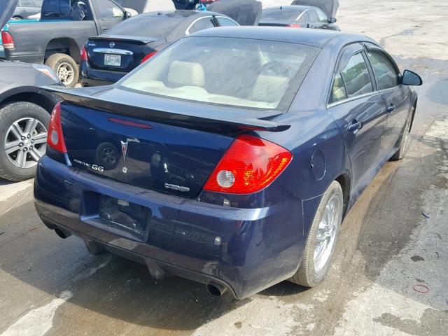 1G2ZM577594190383 - 2009 PONTIAC G6 GXP BLUE photo 4