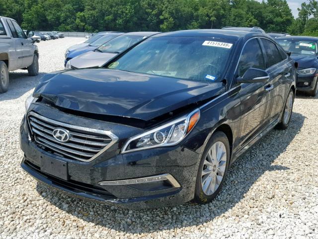 5NPE34AF5FH190767 - 2015 HYUNDAI SONATA SPO BLACK photo 2