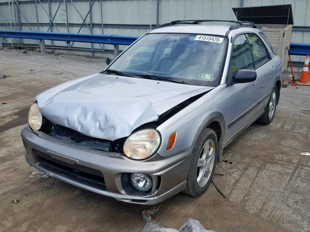 JF1GG68562H829873 - 2002 SUBARU IMPREZA OU SILVER photo 2