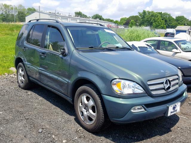 4JGAB57E83A435114 - 2003 MERCEDES-BENZ ML 350 GREEN photo 1