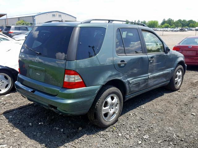 4JGAB57E83A435114 - 2003 MERCEDES-BENZ ML 350 GREEN photo 4