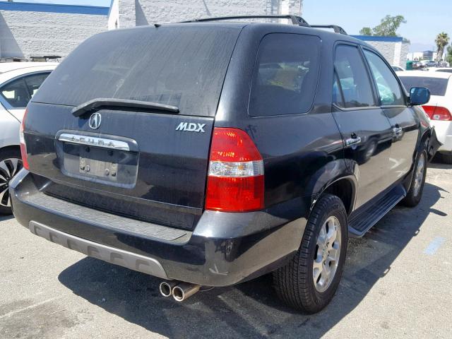 2HNYD18822H536190 - 2002 ACURA MDX TOURIN BLACK photo 4