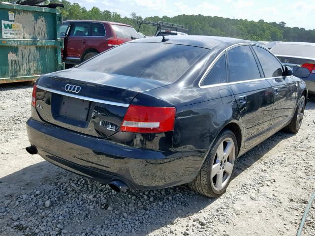 WAUDH74F08N110981 - 2008 AUDI A6 3.2 QUA BLACK photo 4