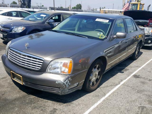 1G6KD54Y51U242404 - 2001 CADILLAC DEVILLE TAN photo 2