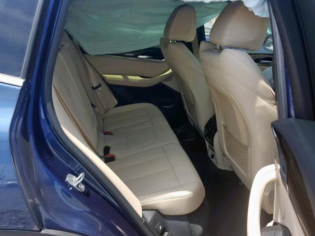 5UXTR7C54KLA48381 - 2019 BMW X3 SDRIVE3 BLUE photo 6