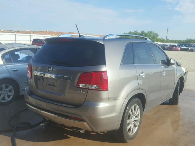 5XYKWDA27DG388441 - 2013 KIA SORENTO SX GRAY photo 4