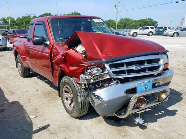 1FTYR14V9YTB33192 - 2000 FORD RANGER SUP RED photo 1