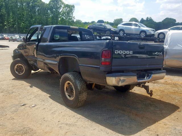 1B7KF2362XJ644249 - 1999 DODGE RAM 2500 BLACK photo 3