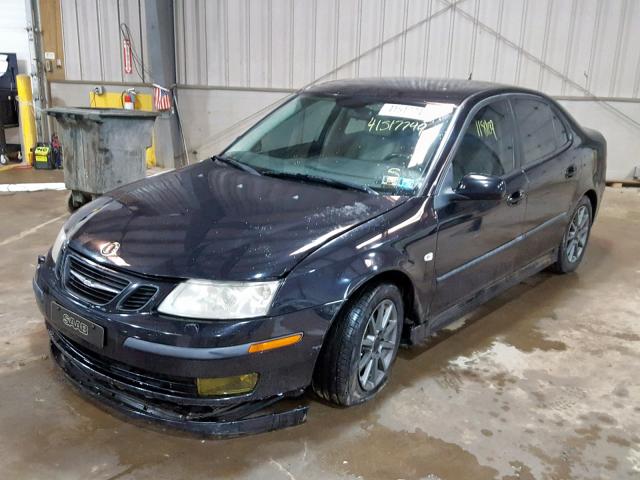 YS3FD49Y961027112 - 2006 SAAB 9-3 BLACK photo 2