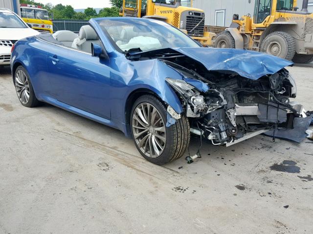 JN1CV6FE9BM950389 - 2011 INFINITI G37 BASE BLUE photo 1