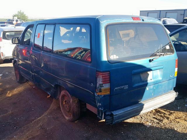 1FMDA41X4RZB14881 - 1994 FORD AEROSTAR GREEN photo 3