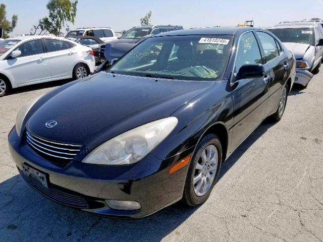 JTHBF30G620064244 - 2002 LEXUS ES 300 BLACK photo 2