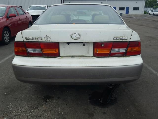 JT8BF28G5W5031193 - 1998 LEXUS ES 300 WHITE photo 10