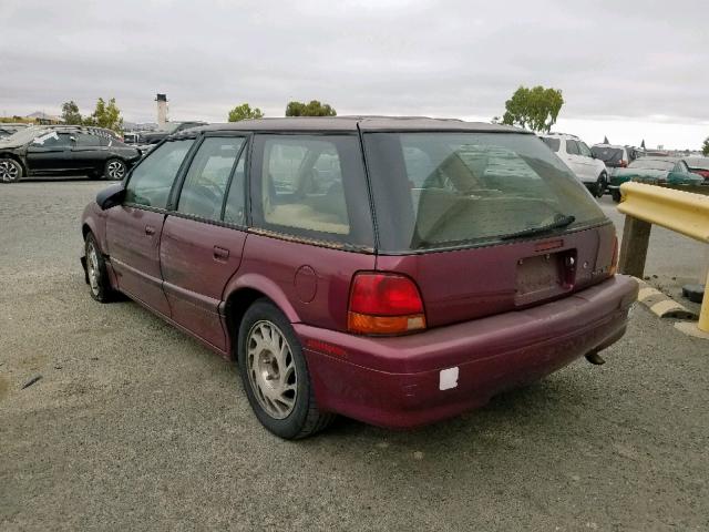 1G8ZK8574RZ256148 - 1994 SATURN SW2 RED photo 3