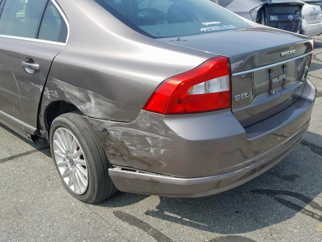 YV1AS982771018390 - 2007 VOLVO S80 3.2 GRAY photo 9