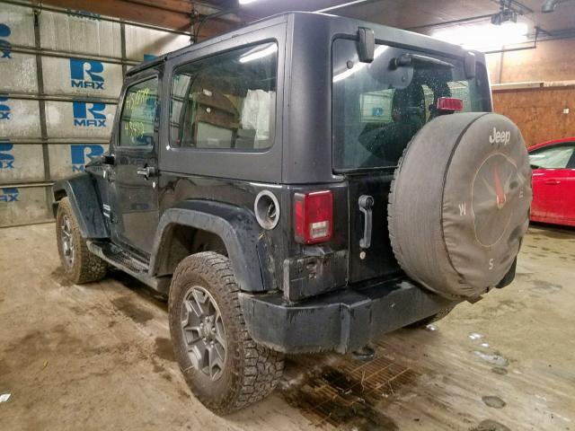 1C4AJWAG1DL575096 - 2013 JEEP WRANGLER S BLACK photo 3