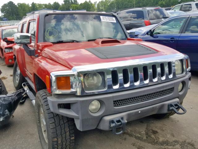 5GTDN136268141907 - 2006 HUMMER H3 RED photo 1