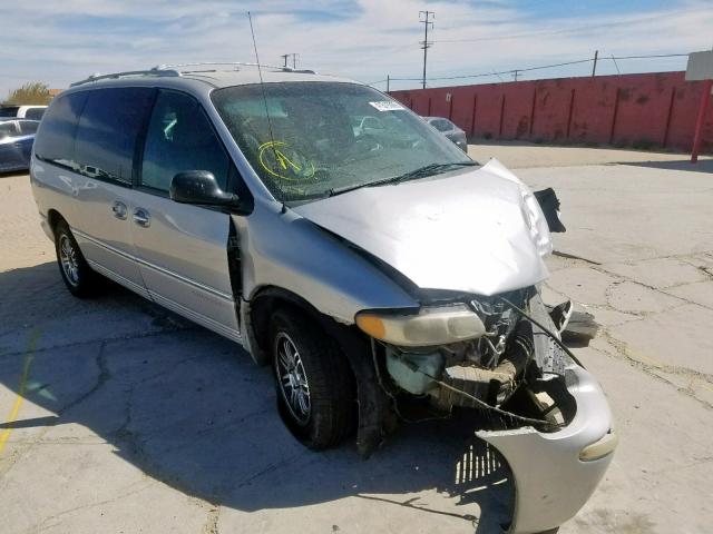 1C4GT64L0YB681578 - 2000 CHRYSLER TOWN & COU SILVER photo 1