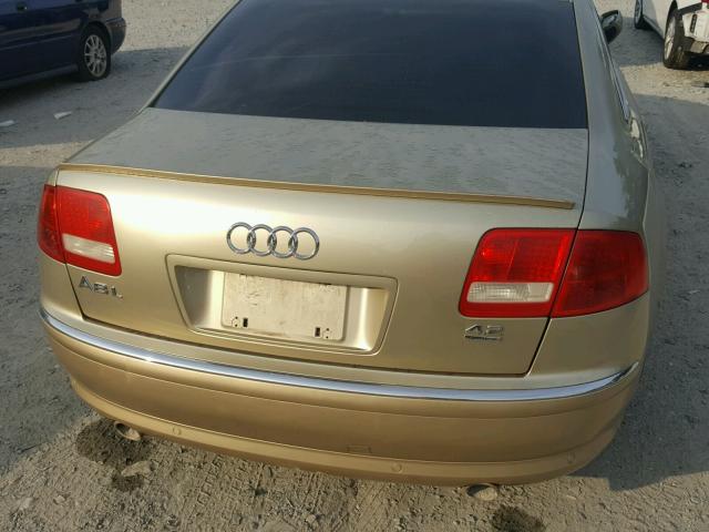 WAUML44E54N007599 - 2004 AUDI A8 L QUATT GOLD photo 9