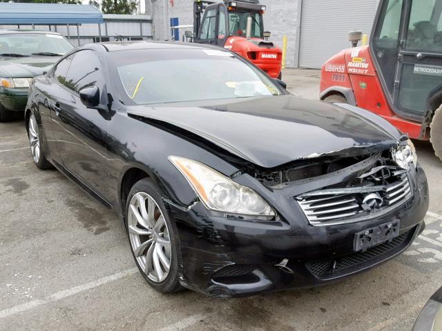 JNKCV64E39M604444 - 2009 INFINITI G37 BASE BLACK photo 1