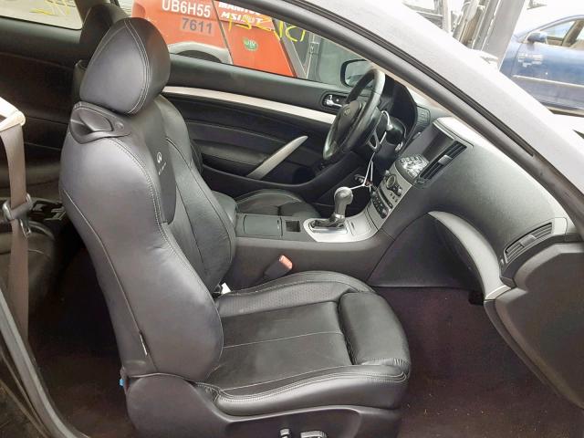 JNKCV64E39M604444 - 2009 INFINITI G37 BASE BLACK photo 5