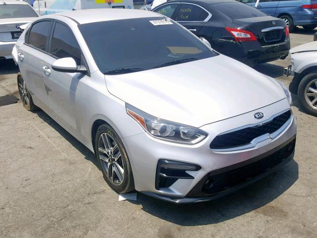 3KPF34AD9KE034037 - 2019 KIA FORTE GT L SILVER photo 1