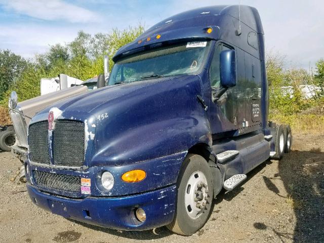 1XKTDB9X49J229550 - 2009 KENWORTH CONSTRUCTI BLUE photo 2