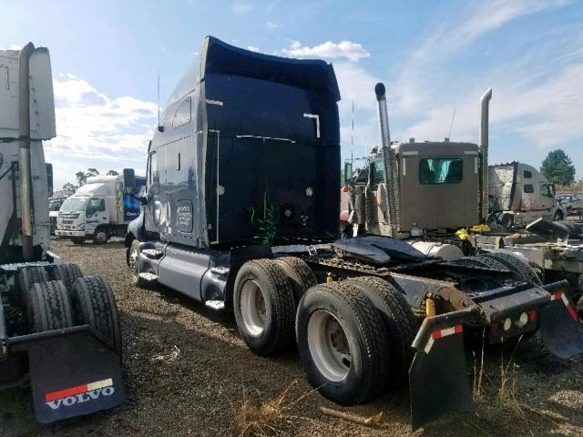 1XKTDB9X49J229550 - 2009 KENWORTH CONSTRUCTI BLUE photo 3