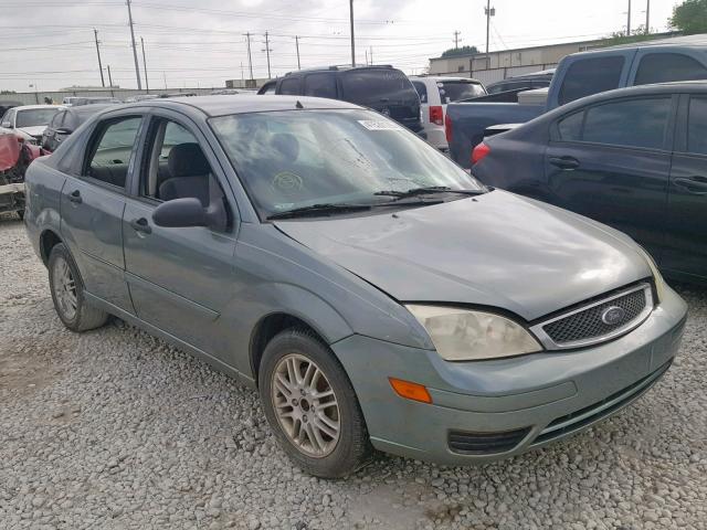 1FAFP34N65W228513 - 2005 FORD FOCUS ZX4 GREEN photo 1