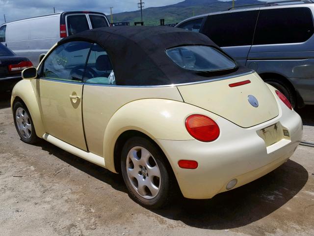 3VWCK21YX3M321601 - 2003 VOLKSWAGEN NEW BEETLE მწვანე ფოტო 3