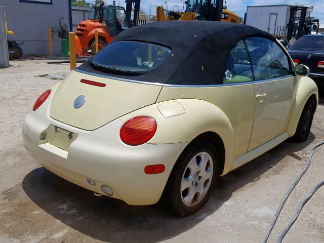 3VWCK21YX3M321601 - 2003 VOLKSWAGEN NEW BEETLE მწვანე ფოტო 4