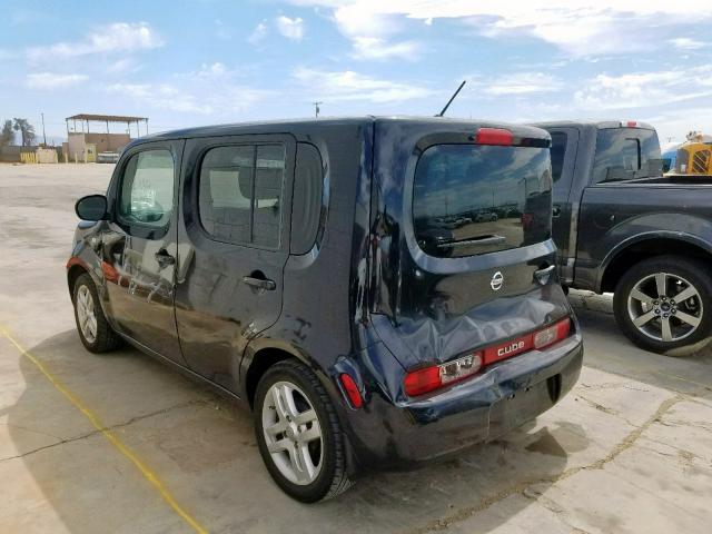 JN8AZ2KR9BT213360 - 2011 NISSAN CUBE BASE BLACK photo 3